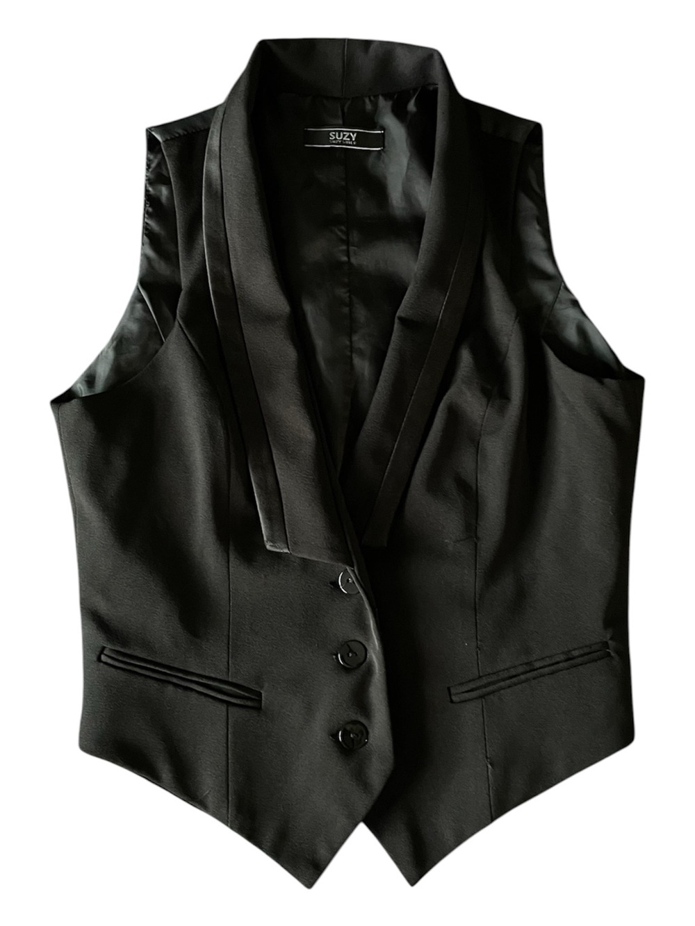 Vintage Y2K Suzy Shier vest office siren S